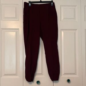 Lululemon Burgundy Jogger Pants 25”
